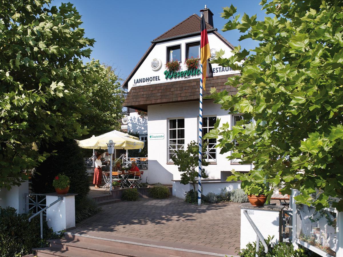 Landhotel Weserblick Beverungen Exteriör bild